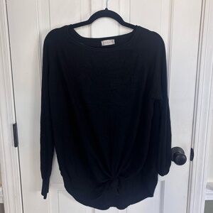 Altar'd State Black Long Sleeve Top